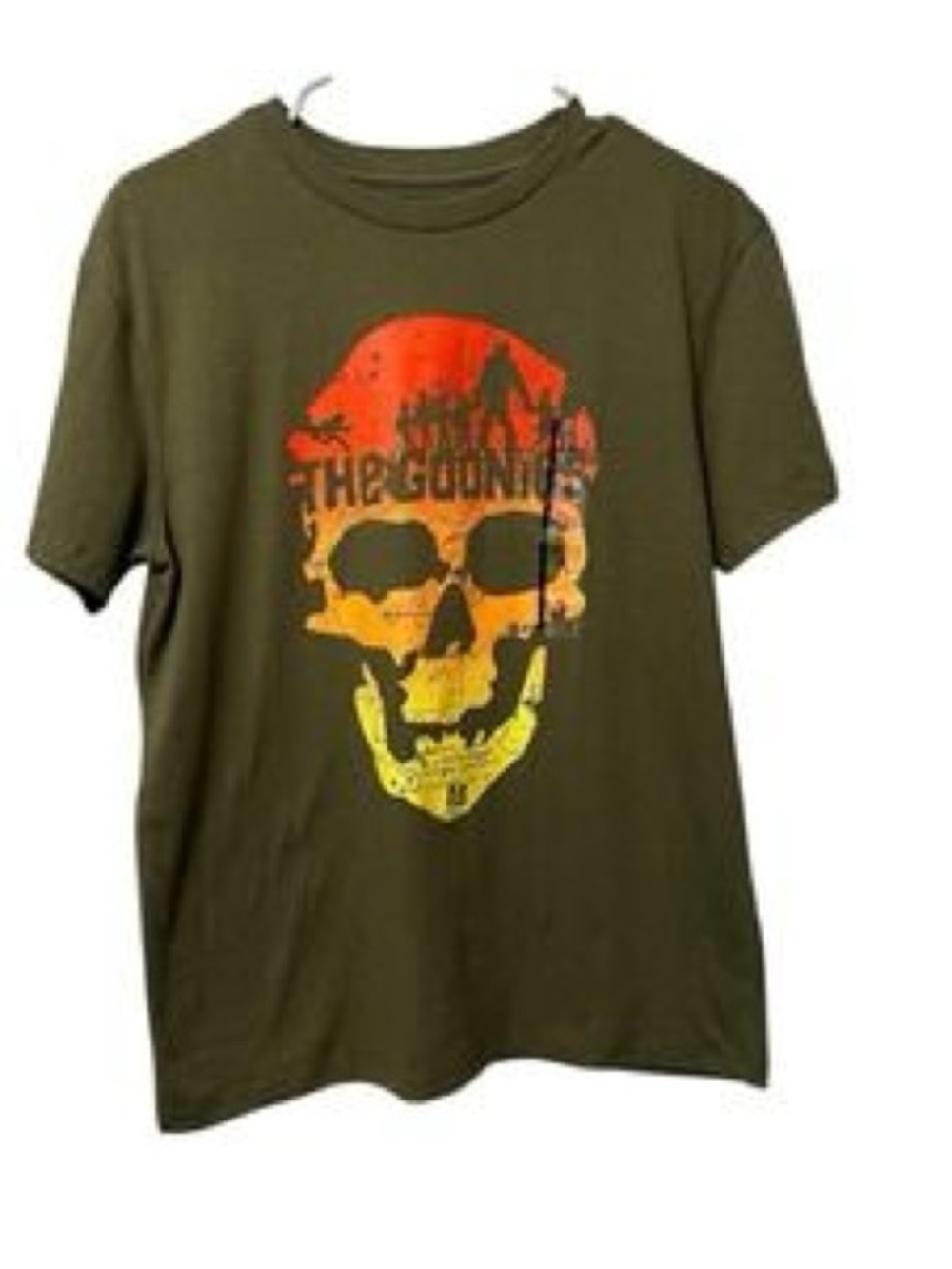 Kids Olive Green GOONIESGraphic Tee -